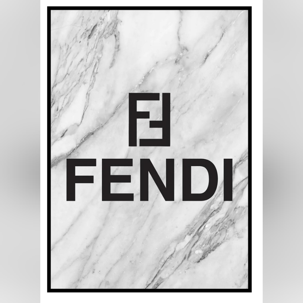 Fendi 11"×17" wall art